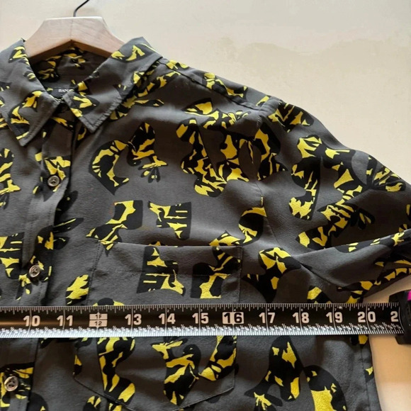Banana Republic Silk Shirt Size S 100% Silk Luxe Statementcore - Picture 9 of 11